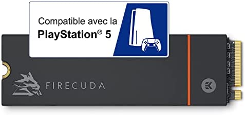 Seagate FireCuda 530, 1 TB, Internal Solid State Drive - M.2 PCIe Gen4 ×4 NVMe 1.4, transfer speeds up to 7,300 MB/s, 3D TLC NAND, 1,275 TBW, Heatsink, 3 year Rescue Services (ZP1000GM3A023) Fiche Technique et Prix au Maroc
