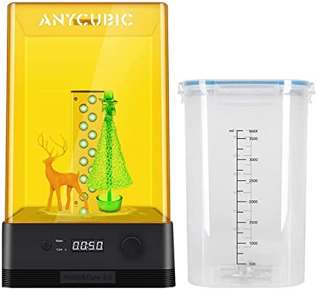 ANYCUBIC Wash and Cure 2.0 Machine pour imprimante 3D résine, Seau de Lavage 2 en 1 et Dispositif de séchage UV Fiche Technique et Prix au Maroc