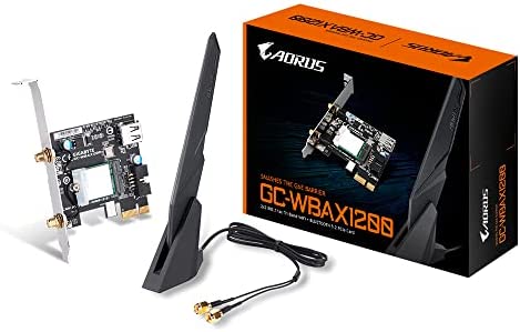 GIGABYTE GC-WBAX1200 - Carte PCI-E Wi-FI 6E Bluetooth 5.2 Fiche Technique et Prix au Maroc