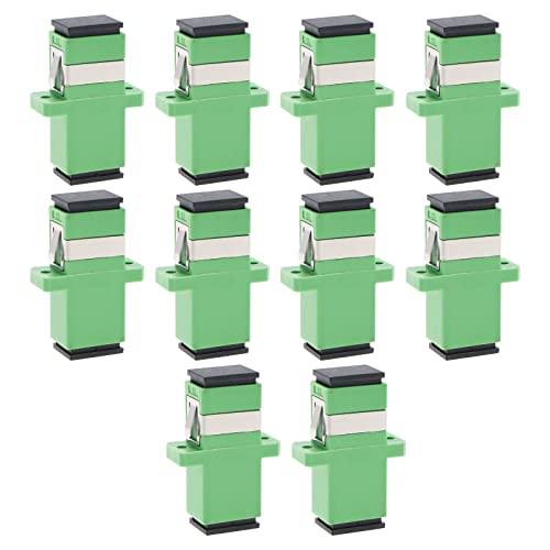 YINETTECH 10pcs Adaptateur Fibre Optique Monomode SC Femelle à SC Femelle APC Coupleur Réseau Internet Connecteur Adaptateur Extenseur avec Panneau de Montage Avis, Fiche Technique et Prix au Maroc