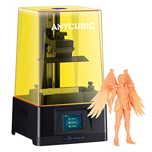 ANYCUBIC Photon Mono 4K Imprimante 3D, Écran Monochromatique 6,23", Imprimantes 3D avec Résine UV LCD SLA Actualisée Haute Résolution 3820x2400, Dimensions d'impression 132×80×165mm Fiche Technique et Prix au Maroc