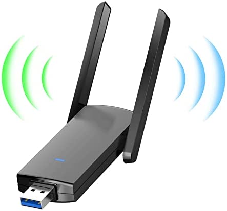 Clé WiFi Puissante 1300 Mbps Dongle WiFi Double Bande 5G Antenne wifi pour PC Longue Portée, USB 3.0 Adaptateur WiFi pour PC/Laptop/Desktop/Tablet, MU-MIMO, Compatible avec Windows 11/10/8/7, Mac OS Fiche Technique et Prix au Maroc
