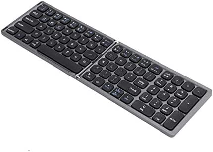 ASHATA Clavier Bluetooth Pliable, Clavier Bluetooth Portable avec Pavé Numérique, Clavier Pleine Grandeur Rechargeable Ultra-Fin Compatible pour Tablette et Ordinateur Portable Smartphone(Noir) Fiche Technique et Prix au Maroc