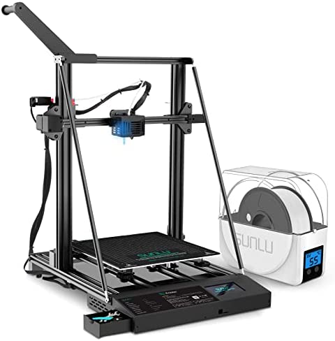 SUNLU S9 Plus Imprimante 3D, Imprimante 3D FDM avec intégration d'un séchoir à Filament, détection de bourrage, Mise à Niveau Automatique,Carte mère silencieuse, écran Tactile,310x310x400mm Fiche Technique et Prix au Maroc
