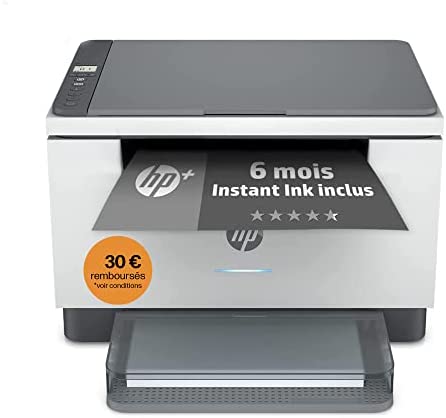 HP LaserJet M234dwe Imprimante Laser tout en un – Monochrome – 6 mois d'Instant Ink inclus avec HP+ (Photocopie, Scan, Impression, Recto/Verso, Wifi) 30€ remboursés Fiche Technique et Prix au Maroc