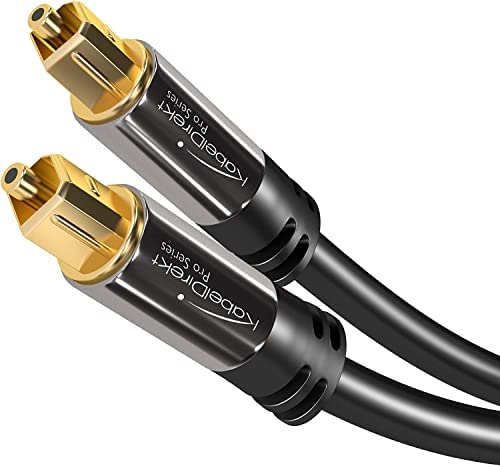 KabelDirekt – 3m câble Audio numérique Optique/câble TOSLINK (TOSLINK vers TOSLINK, câble Fibre Optique pour Home cinéma, PS5, Xbox) Pro Series Avis, Fiche Technique et Prix au Maroc