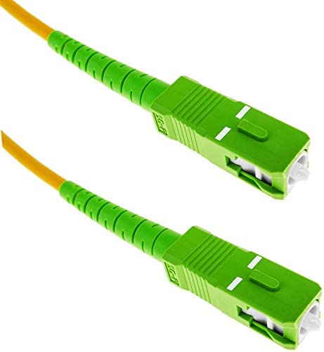 Cablematic - Le câble à fibre optique SC/APC monomode simplex 9/125 3 m OS2 Avis, Fiche Technique et Prix au Maroc