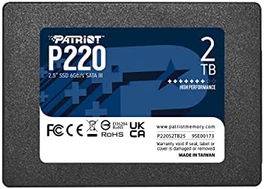 Patriot P220 SSD 2To SATA III Disque Solide Interne 2.5" Fiche Technique et Prix au Maroc