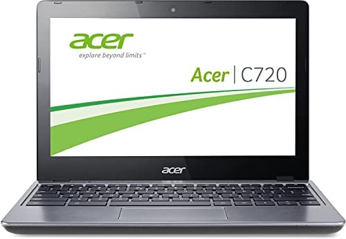 Acer C720-11.6'' (Refurbished) | Intel Dual Core | 4GB | 128GB SSD | HDMI | QWERTZ Clavier | Windows 10 Home - Multi Language (Renewed) Fiche Technique et Prix au Maroc