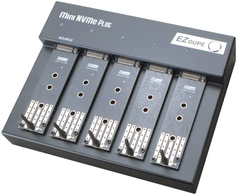 EZ DUPE Duplicateur de Disque Dur à 4 Ports Cibles - Duplicateur de M.2 NVMe et M.2 SATA (Mini NVMe Plus) Fiche Technique et Prix au Maroc