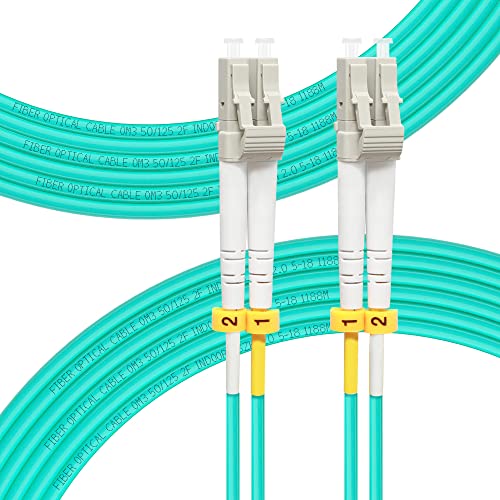FLYPROFiber 10M OM3 LC à LC Câble Fibre Optique | Options de longueur: 0,5m-100m, 10GB Duplex LC-LC 50/125um LSZH Multimode Câbles à Fibres Optiques-10Meter Avis, Fiche Technique et Prix au Maroc