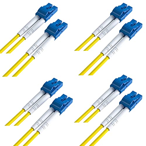 LC à LC Câble de Fibre Optique 1m, OS1/OS2 Câble à Fibre Optique Duplex 9/125 Monomode (LSZH) pour Transceiver SFP 10Gb/Gigabit, 4-Pack Avis, Fiche Technique et Prix au Maroc