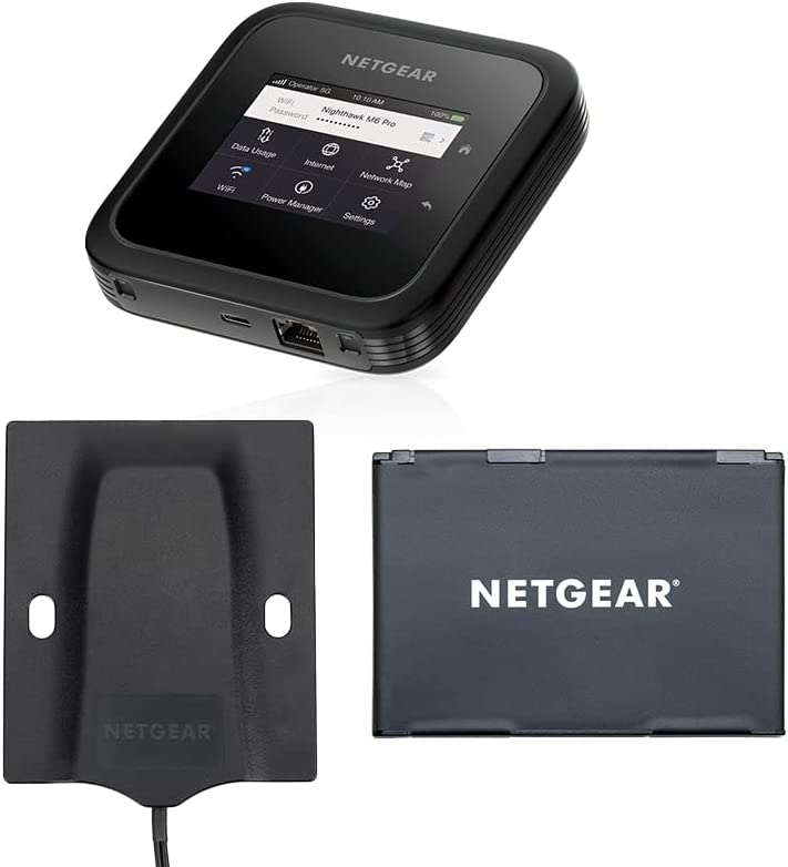 NETGEAR Routeur 5G SIM WiFi 6E (MR6450) – routeur Mobile 5G WiFi Ultra-Rapide, 6 Gbit/s et Jusqu’à 32 appareils | Livré avec Une Batterie supplémentaire et Antenne Externe Fiche Technique et Prix au Maroc