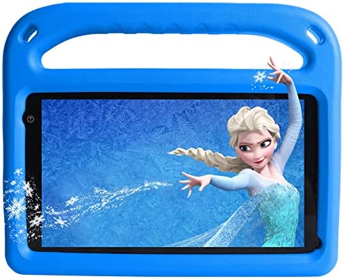 Tablette pour Enfants Android 11 FHD 7 Pouces, 32 Go ROM (SD 256 Go), WiFi 6, Bluetooth, Éducation des Enfants + Jeux, Google Play, Double Caméra, Contrôle Parental, avec Étui pour Tablette (Bleu) Fiche Technique et Prix au Maroc