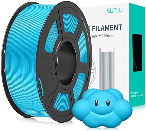 SUNLU PLA+ Filament 1.75mm, Filament PLA Plus pour Imprimante 3D, Filament PLA+ 1KG pour impression 3D avec Meilleure Résilience, Neatly Wound, Précision +/- 0.02mm,Bleu ciel Fiche Technique et Prix au Maroc