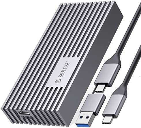 ORICO Boîtier SSD NVMe M.2 40Gbps USB-C PCIe3.0x4 Adaptateur Thunderbolt 2800 Mo/s pour NVMe M-Key SSD 2280, Aluminium Externe Boîtier Disque Dur Support Thunderbolt3/4 USB3.2/3.1/3.0/Type C- M234GY Fiche Technique et Prix au Maroc