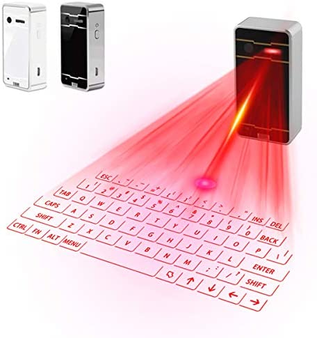 Zeerkeer Clavier Bluetooth sans Fil virtuel Projection Clavier Portable pour iOS Android Smart Téléphone Pad Tablette PC Notebook Noir Fiche Technique et Prix au Maroc