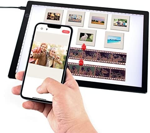 Scanner de Diapositives Ultra Mince, Scanner de Pellicule Portatile, Panneau Lumineux LED pour Numérisez Négatifs, Photo et Diapositives 35mm en Photos Numériques Fiche Technique et Prix au Maroc