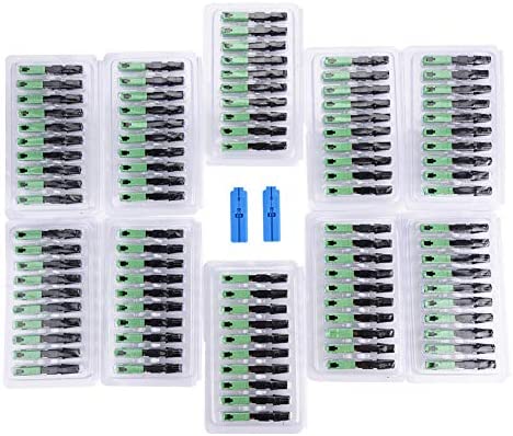 100 Pcs Fibre Optique Connecteur Rapide SC/APC Embarqué Fibre Optique Rapide Connecteur Rapide Adaptateur de Connexion avec Fibre Optique Longueur Capteur pour FTTH Avis, Fiche Technique et Prix au Maroc