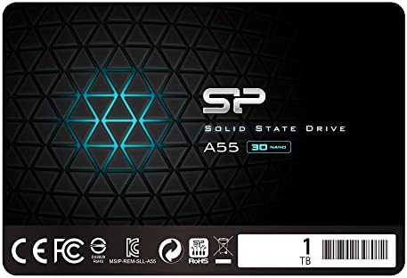 Silicon Power SSD 1To 3D NAND A55 SLC Cache Performance Boost 2.5 pouces SATA III 7mm (0.28") Interne SSD Fiche Technique et Prix au Maroc
