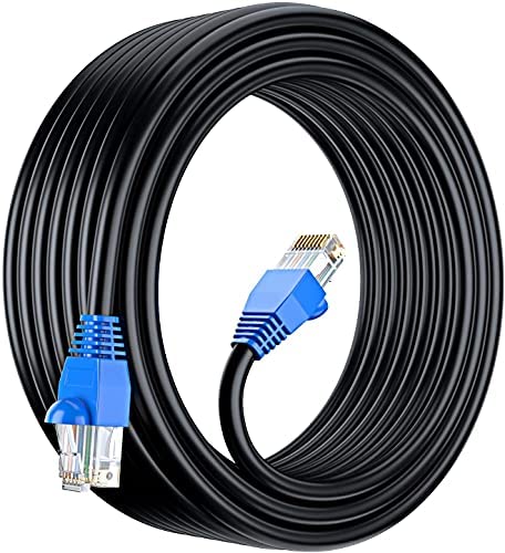 Multi-Cables CAT6 RJ45 50m, à l'extérieur Utiliser imperméable - CCA - Direct Burial Ethernet Network câble - 550 Mhz-50 Meter Avis, Fiche Technique et Prix au Maroc