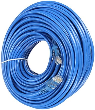 Link-e : Cable reseau ethernet RJ45 50m Cat.6, Bleu, qualité Pro, Haut débit, Connexion Internet, Box, TV, PC, Consoles, PS4, PS3, Xbox, Switch, Routeur. Avis, Fiche Technique et Prix au Maroc