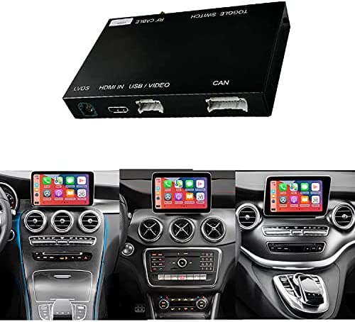 Road Top Décodeur de kit de Modification avec Les Fonctions Apple Carplay sans Fil, Android Auto et Lien Miroir sans Fil, adapté aux Voitures Mercedes Benz GLC Classe C V A B W205 W246 W447 2015-2018 Fiche Technique et Prix au Maroc