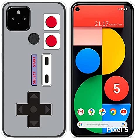 Tumundosmartphone Coque Silicone pour Google Pixel 5 5G Design Dessins - Console Fiche Technique et Prix au Maroc