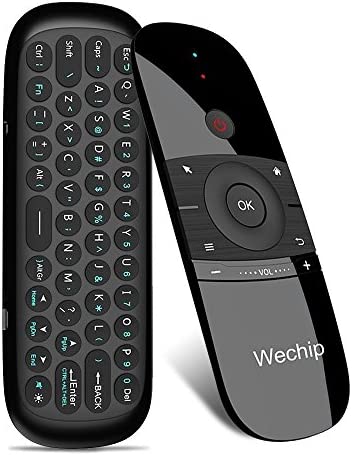 [4 en 1] WeChip Télécommande Clavier et Souris, 2.4G Contrôleur Telecommande Bluetooth pour Les boîtiers Android TV, Smart TV, PC, Ordinateur Portable, Projecteur, HTPC, IPTV, Lecteur Multimédia Fiche Technique et Prix au Maroc