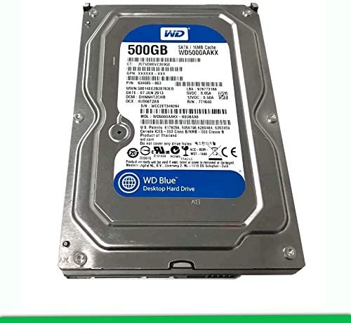 Western Digital Disque Dur Interne 500 Go/Sata 3.5 Inc (reconditionné) Fiche Technique et Prix au Maroc