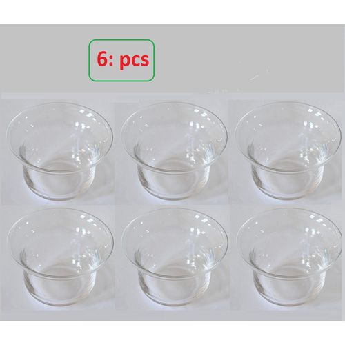 6 pcs Bols transparents a polyvalent, édulcorant, tiramisu, bougies
 Fiche Technique et Prix au Maroc