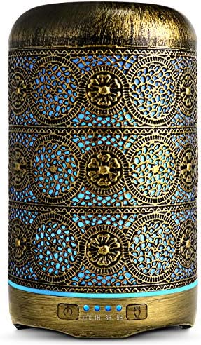 SALKING Diffuseur Huiles Essentielles 260ml Humidificateur d'air Ultrasonique Brume Fraîche Arôme Parfum Electrique avec 7-Couleurs Changeantes Arrêt Automatique pour Chambre/Salon/Spa/Yoga/Massage Fiche Technique et Prix au Maroc