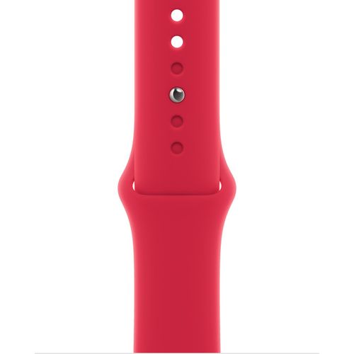 Bracelet pour Apple Watch en Silicone Rouge Pour Série 8 45 MM
 Fiche Technique et Prix au Maroc