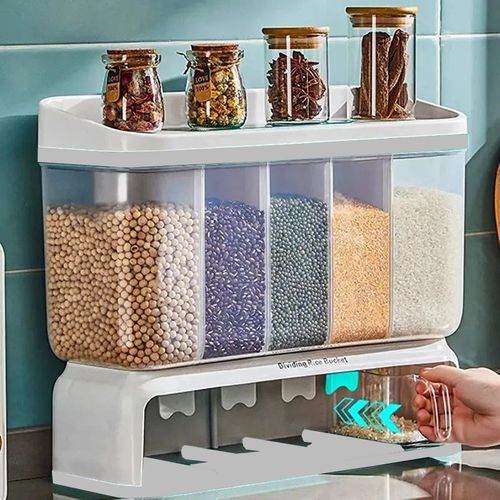 Distributeur et Organisateur de céréales et nourriture ,Grain dispenser Organisateur Al Qattani
 Fiche Technique et Prix au Maroc