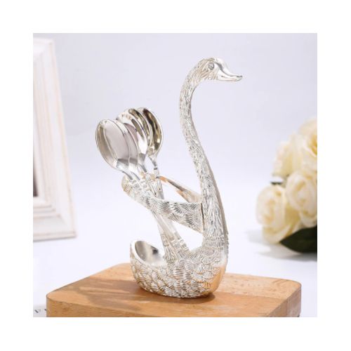 Ensemble de 6 Cuillères avec support en acier inoxydable, Ensemble de Service de Table
 Fiche Technique et Prix au Maroc