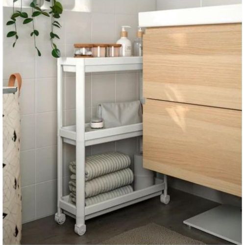 Ferri Etagère de rangement, (3 niveaux) avec roues
 Fiche Technique et Prix au Maroc