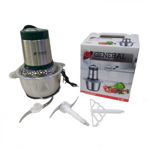 General Hachoir électrique 2L 300W EN INOX
 Fiche Technique et Prix au Maroc