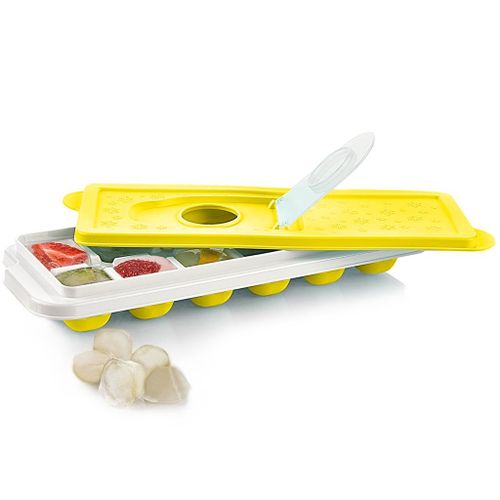 Happy Life Boite a glacons non stick en silicone Jaune
 Fiche Technique et Prix au Maroc