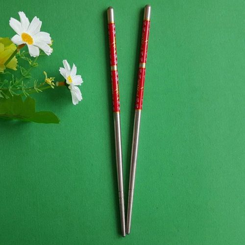 Korean Pair Stainless Steel Chopsticks
 Fiche Technique et Prix au Maroc