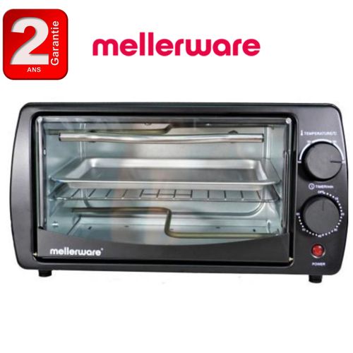 Mellerware Four électrique MOV 10L noir multifonction haut qualité-2ans de garantie
 Fiche Technique et Prix au Maroc