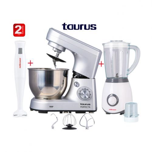 Mellerware Pack Robot Pétrin 5LPerfecta+blender1.5L+Robot Mixeur plongeant-2ans de garantie
 Fiche Technique et Prix au Maroc