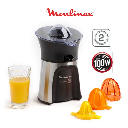Moulinex Presse-agrumes PC603D10 VITAPRESS Direct Serve - 3 cônes - 100 W
 Fiche Technique et Prix au Maroc