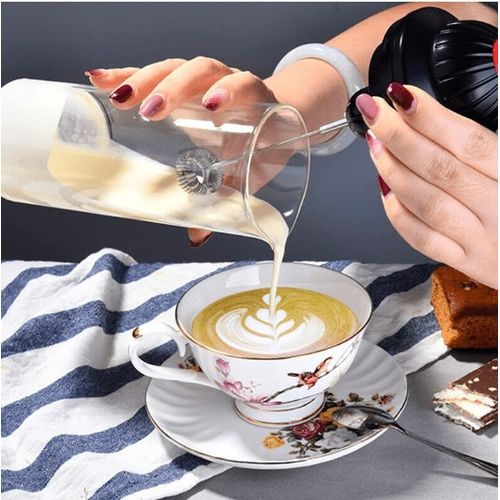 Mousseur à lait Mousseur électrique Coffee FoamMaker Milk ShakeMixer
 Fiche Technique et Prix au Maroc