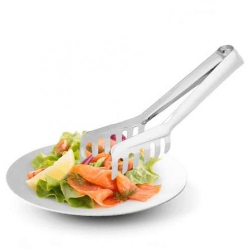 Pince à salade et pate Pince  de cuisine en acier inoxydable très pratique
 Fiche Technique et Prix au Maroc