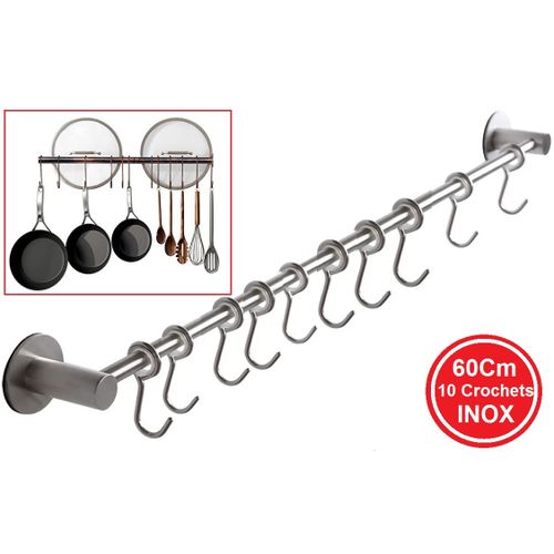 Rangement murale INOX 60Cm
 Fiche Technique et Prix au Maroc