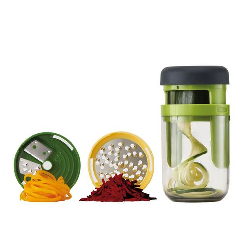 Râpe, Coupe légume spirale 3 en 1, concombre, fromage carrot pomme de terre multifonction tranches
 Fiche Technique et Prix au Maroc