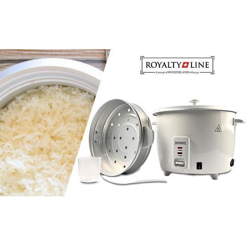 Royalty Line cuiseur à riz & cuiseur vapeur 2-en-1 ,1,8L ,18cm ,cuve antiadhésive ,arrêt automatique , 700W  blanc
 Fiche Technique et Prix au Maroc