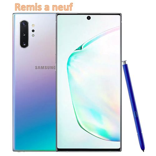 Samsung Galaxy Note 10+ - 12Go RAM / 256Go ROM - CHargeur NN inclus - Remis a neuf
 Fiche Technique et Prix au Maroc
