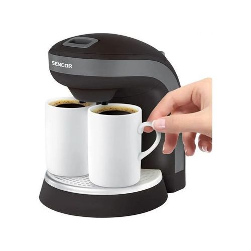 Sencor Cafetière Duo becs + 2 tasses de Cafe
 Fiche Technique et Prix au Maroc