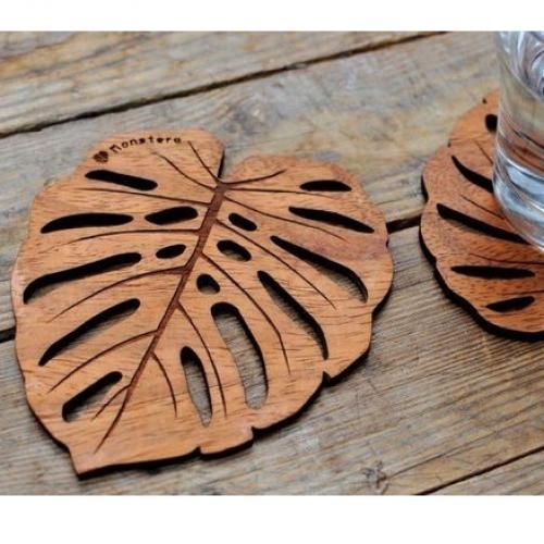 Sous tasse  ABDO style Plume en bois 6 pcs
 Fiche Technique et Prix au Maroc